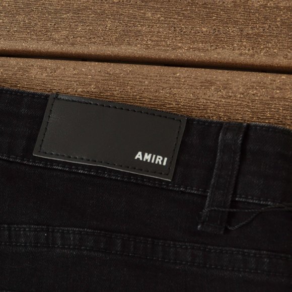 AMIRI Fashionable Riveted Ripped Jeans - Picture 6 of 14